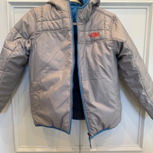 Boys North Face Reversible Shasta Full-zip Hooded Jacket - Picture 3 of 5